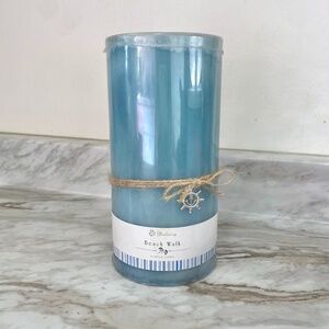 🪞 NWT beach walk large cylinder fresh scented candle home decor